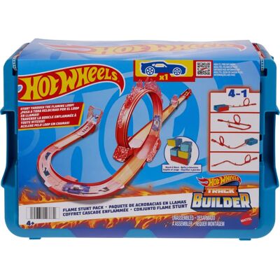 Hot Wheels Fire Track Builder Flame Stunt Pack - Play Vehicle & Track Hot Wheels Fire Track Builder Flame Stunt Pack - Play Vehicle & Track