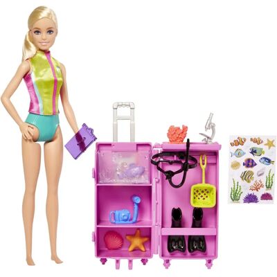 Barbie Zestaw Biolog Morski (HMH26) Barbie Zestaw Biolog Morski (HMH26)