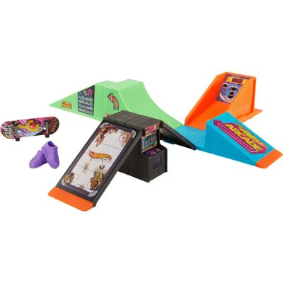 Hot Wheels Skatepark - Jogo de habilidade com fingerboard e acessórios Hot Wheels Skatepark - Jogo de habilidade com fingerboard e acessórios