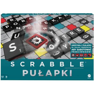 Mattel Scrabble Pułapki - Gra planszowa Mattel Scrabble Pułapki - Gra planszowa