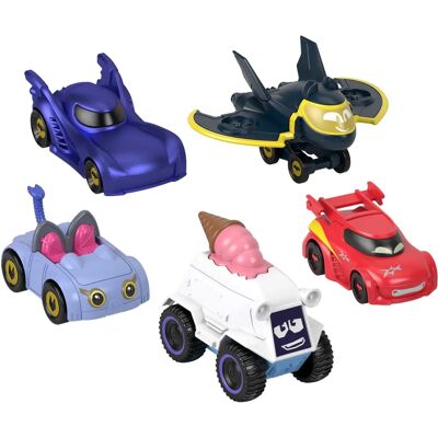 Fisher-Price DC Batwheels 5er-Pack Bam Batmobil Redbird Prank Bibi et Quizz Batcast (HML21) Fisher-Price DC Batwheels 5er-Pack Bam Batmobil Redbird Prank Bibi et Quizz Batcast (HML21)