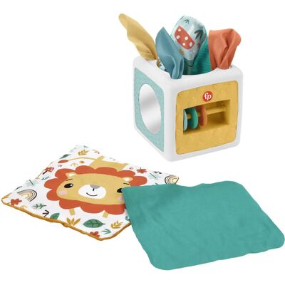 Fisher-Price Tissue Fun Activity Cube - Lernspielzeug Fisher-Price Tissue Fun Activity Cube - Lernspielzeug