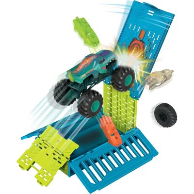 Veículo de Brinquedo Hot Wheels Mega Wrex - Pista de acrobacias & Acessórios Veículo de Brinquedo Hot Wheels Mega Wrex - Pista de acrobacias & Acessórios