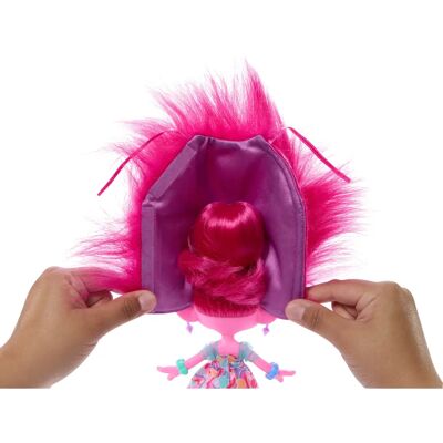 Muñeca Trolls Poppy de Mattel con cabello transformable - 30cm Coleccionable Muñeca Trolls Poppy de Mattel con cabello transformable - 30cm Coleccionable