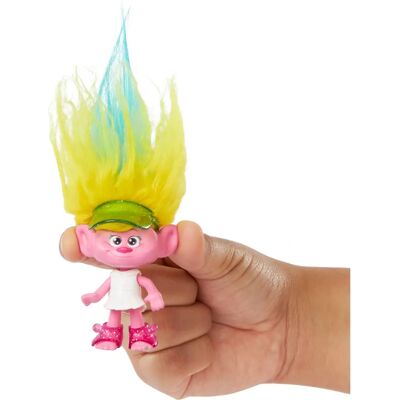 Mattel HNF11 Puppe - Haar-Pops Überrraschung - Kleine Puppe - Trolls Mattel HNF11 Puppe - Haar-Pops Überrraschung - Kleine Puppe - Trolls
