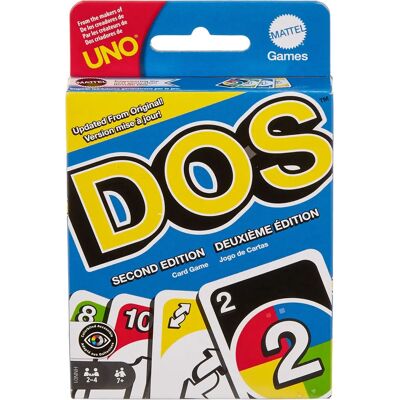 Mattel Uno Dos Andra Utgåvan Kortspel - Bordspel - 7+ - 2-4 Spelare Mattel Uno Dos Andra Utgåvan Kortspel - Bordspel - 7+ - 2-4 Spelare