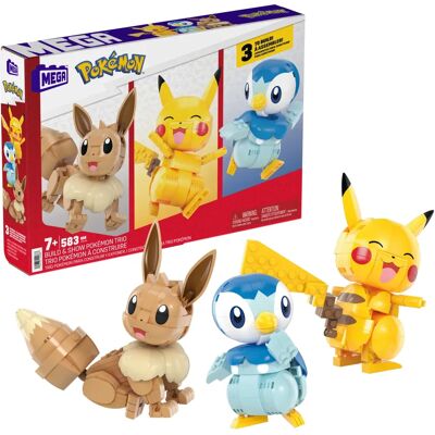 Mega Bloks Mega Construx Pokémon Trio Building Set - Building Toy Mega Bloks Mega Construx Pokémon Trio Building Set - Building Toy