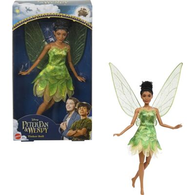 Disney Tinker Bell Docka - Fullt rörlig, Glittrig klädsel, Vingar Disney Tinker Bell Docka - Fullt rörlig, Glittrig klädsel, Vingar
