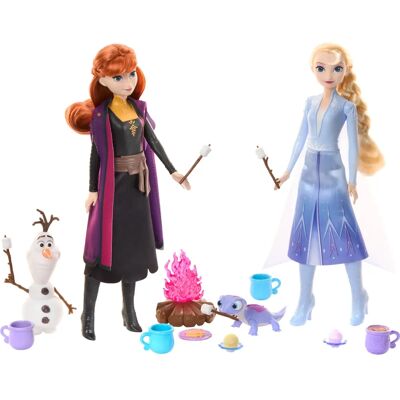 Poupée de camping Elsa et Anna de Disney - Jouet dès 3 ans - Publicité Poupée de camping Elsa et Anna de Disney - Jouet dès 3 ans - Publicité