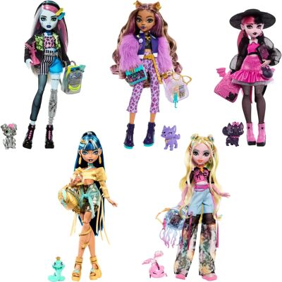 Bambola Monster High Lagoona Blue - Accessori, Pet Piranha & Stile Scolastico Bambola Monster High Lagoona Blue - Accessori, Pet Piranha & Stile Scolastico