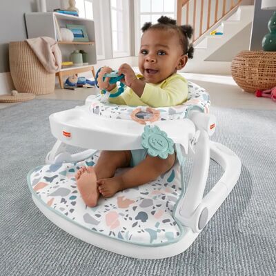 Chaise portable Fisher-Price avec plateau et jouets - Balancelle bébé Chaise portable Fisher-Price avec plateau et jouets - Balancelle bébé
