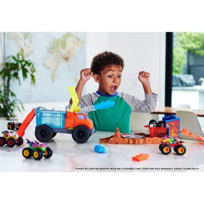 Hot Wheels Monster Trucks Arena Smashers Farbwechsel 5-Alarm Rettungs-Playset (HPN73) Hot Wheels Monster Trucks Arena Smashers Farbwechsel 5-Alarm Rettungs-Playset (HPN73)