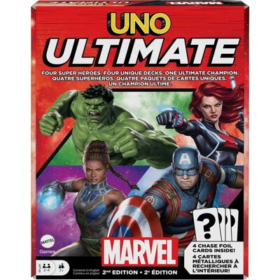 Mattel UNO Ultimate Marvel 4 Player Card Game - Card Game Mattel UNO Ultimate Marvel 4 Player Card Game - Card Game