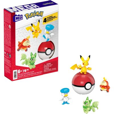 Pokémon Mega Construx Paldea Region Byggsats - Mattel Pokémon Mega Construx Paldea Region Byggsats - Mattel
