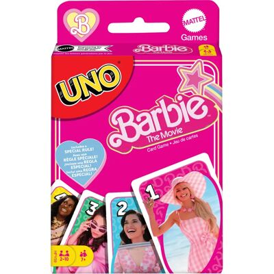 Mattel Barbie Der Film UNO Kartenspiel - Pink, 7+ Mattel Barbie Der Film UNO Kartenspiel - Pink, 7+