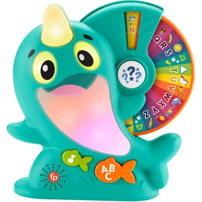Fisher-Price Linkimals Narval - Juguete musical educativo para bebés Fisher-Price Linkimals Narval - Juguete musical educativo para bebés