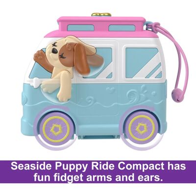 Ensemble de jeu Polly Pocket HRD36 - Camping océan compact pour enfants Ensemble de jeu Polly Pocket HRD36 - Camping océan compact pour enfants