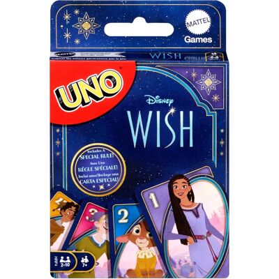 Mattel UNO Disney Wish Card Game - Family Fun Card Game Mattel UNO Disney Wish Card Game - Family Fun Card Game