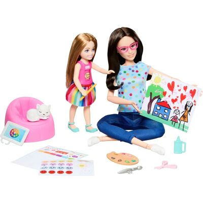 Mattel Barbie Du Kannst Alles - Kunsttherapeutin Puppe - Mehrfarbig Mattel Barbie Du Kannst Alles - Kunsttherapeutin Puppe - Mehrfarbig
