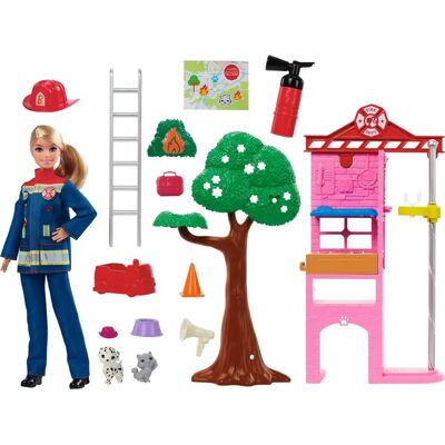 Set Pompier Barbie (HRG55) - Publicité Set Pompier Barbie (HRG55) - Publicité