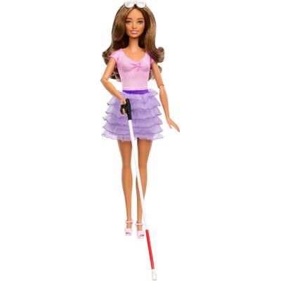 Barbie Pink Fashionistas Blind Docka - Inkluderande & Taktil Barbie Pink Fashionistas Blind Docka - Inkluderande & Taktil