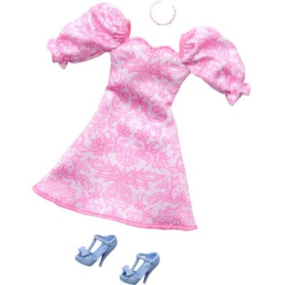 Mattel Barbie HRH40 Doll - Pink Fashion Pack - Doll Mattel Barbie HRH40 Doll - Pink Fashion Pack - Doll