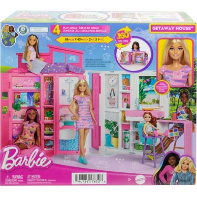Mattel Barbie Flucht-Haus Spielset - 4 Spielbereiche - Endloser Spaß Mattel Barbie Flucht-Haus Spielset - 4 Spielbereiche - Endloser Spaß