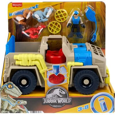 Fisher-Price Imaginext Jurassic World Camion Dino - Giocattolo Fisher-Price Imaginext Jurassic World Camion Dino - Giocattolo