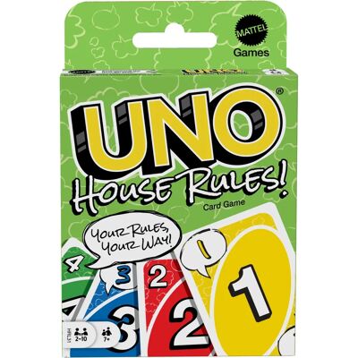 Mattel Games - UNO Huisregels Kaartspel - Kaartspel Mattel Games - UNO Huisregels Kaartspel - Kaartspel