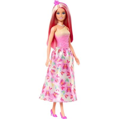 Barbie Principessa Fiore Rosa e Bionda - Principessa Incantata - Bambola Barbie Principessa Fiore Rosa e Bionda - Principessa Incantata - Bambola