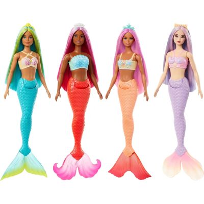 Bambola Sirena Barbie HRR02 - Sirena, Colorata, Coda Flessibile - Bambola Bambola Sirena Barbie HRR02 - Sirena, Colorata, Coda Flessibile - Bambola