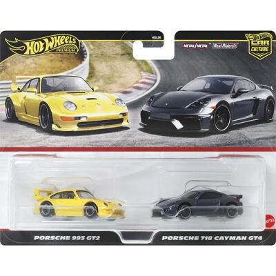 Zabawka Hot Wheels Porsche 993 Cayman GT4 - Kolekcjonerska, 3+ lat Zabawka Hot Wheels Porsche 993 Cayman GT4 - Kolekcjonerska, 3+ lat