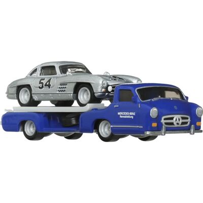 Hot Wheels HRV48 Mercedes-Benz 300 SL Azul & '55 Blaues Wunder - Veículo de Brinquedo Hot Wheels HRV48 Mercedes-Benz 300 SL Azul & '55 Blaues Wunder - Veículo de Brinquedo