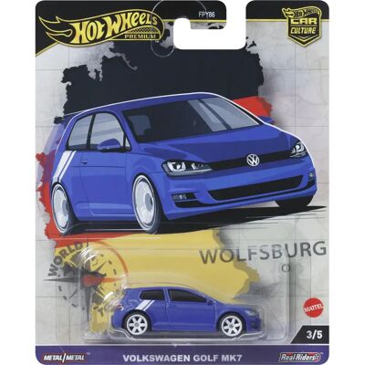 Hot Wheels Volkswagen Golf MK7 - Car Culture Series - Toy Car Hot Wheels Volkswagen Golf MK7 - Car Culture Series - Toy Car