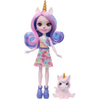 Poupée Licorne Enchantimals 15cm - Articulée, Plastique, Pour Enfants - Publicité Poupée Licorne Enchantimals 15cm - Articulée, Plastique, Pour Enfants - Publicité