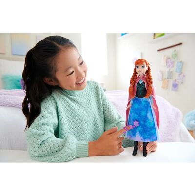 Poupée Anna à Jupe Magique Disney Frozen - Poupée - Publicité Poupée Anna à Jupe Magique Disney Frozen - Poupée - Publicité