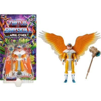 Mattel Maestri dell'Universo Tartarughe di Grayskull - April O'Neil (HTH19) Mattel Maestri dell'Universo Tartarughe di Grayskull - April O'Neil (HTH19)