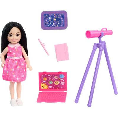 Barbie Chelsea Kann Astronomin Sein Puppe - Puppe Barbie Chelsea Kann Astronomin Sein Puppe - Puppe