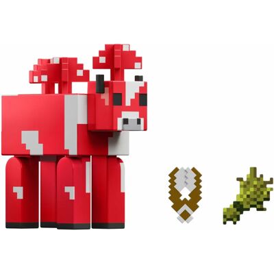 Mattel Mooshroom - Minecraft Leikkikalu - 6+ vuotta - Biome Builds - 8cm - Lasten Figūra Mattel Mooshroom - Minecraft Leikkikalu - 6+ vuotta - Biome Builds - 8cm - Lasten Figūra
