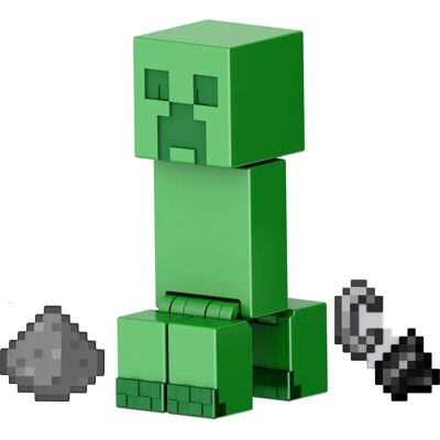 Mattel Minecraft Creeper Action Figure - 8cm - Action Figure Mattel Minecraft Creeper Action Figure - 8cm - Action Figure