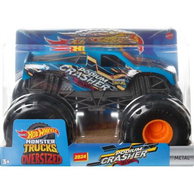 Hot Wheels Monster Trucks Podium Crusher - Camion Monster Giocattolo Hot Wheels Monster Trucks Podium Crusher - Camion Monster Giocattolo