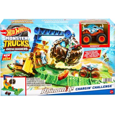 Hot Wheels Monster Trucks Arena Smashers: Rhinomite Chargin' Challenge Hot Wheels Monster Trucks Arena Smashers: Rhinomite Chargin' Challenge