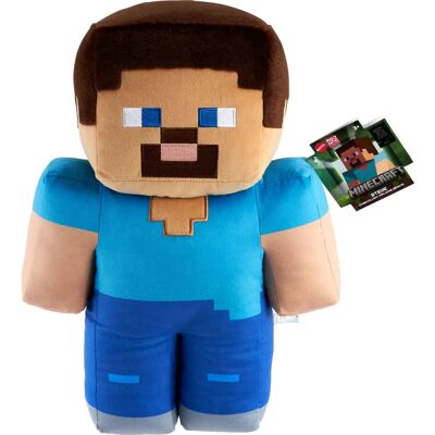 Mattel Minecraft Steve 16-Zoll Riesen-Plüschfigur - Stofftier Mattel Minecraft Steve 16-Zoll Riesen-Plüschfigur - Stofftier