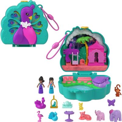 Polly Pocket Jardin de Paon (HWN97) - Publicité Polly Pocket Jardin de Paon (HWN97) - Publicité