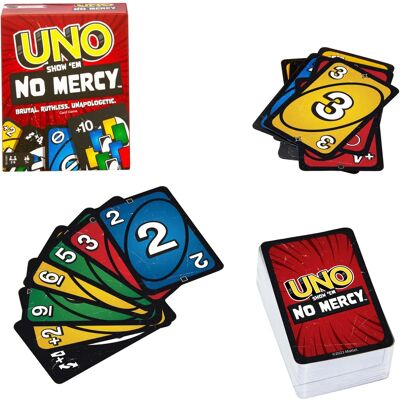 Mattel UNO Show 'em No Mercy Jeu de Cartes - Jeu de Cartes Mattel UNO Show 'em No Mercy Jeu de Cartes - Jeu de Cartes