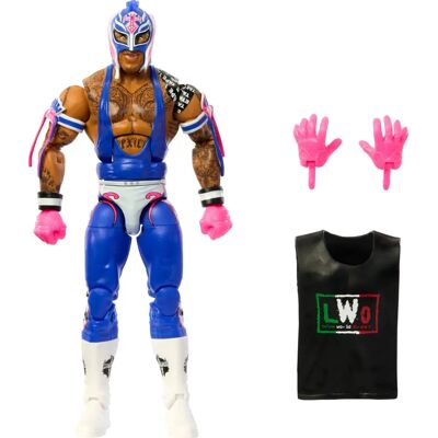 Figurine d'action WWE Rey Mysterio Mattel - 15 cm, Collection Elite - Publicité Figurine d'action WWE Rey Mysterio Mattel - 15 cm, Collection Elite - Publicité