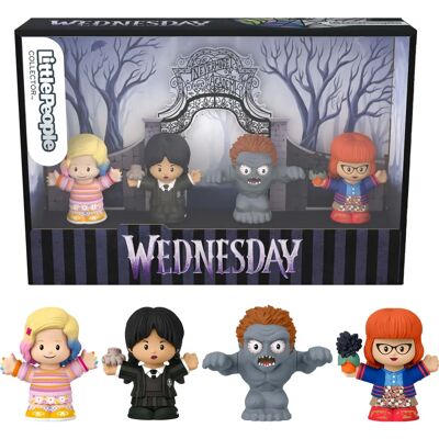Fisher-Price Little People Wednesday-Set - Sammler-Mini-Figuren Fisher-Price Little People Wednesday-Set - Sammler-Mini-Figuren