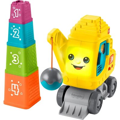 Fisher Price Kis Építői Daru - Játék Fisher Price Kis Építői Daru - Játék