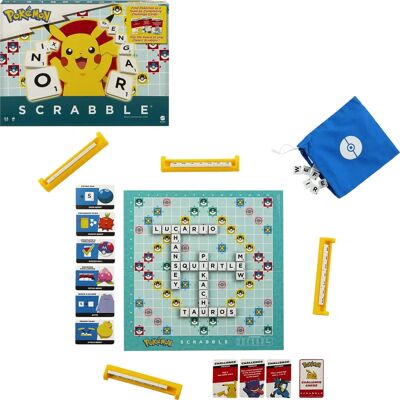 Mattel Scrabble Pokémon - 2 Spel i 1 - Familjespel Mattel Scrabble Pokémon - 2 Spel i 1 - Familjespel