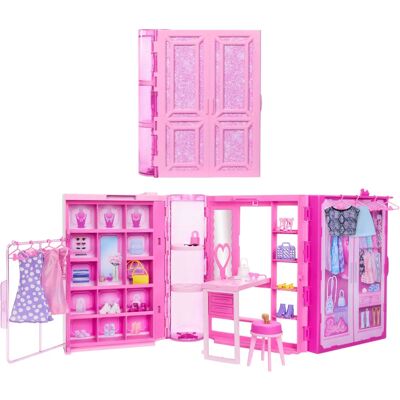 Mattel Barbie Traumkleiderschrank - Falt & Tragbar - Spielset Mattel Barbie Traumkleiderschrank - Falt & Tragbar - Spielset